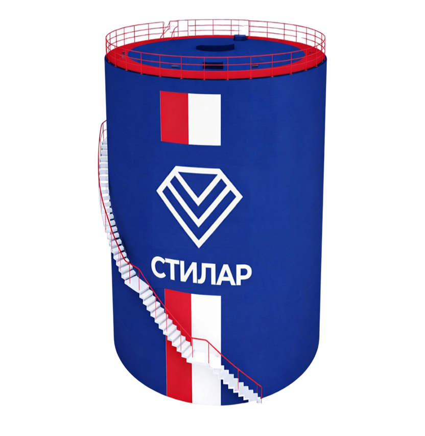 Цельносварной резервуар РВС для масла 15 м³ от завода-производителя